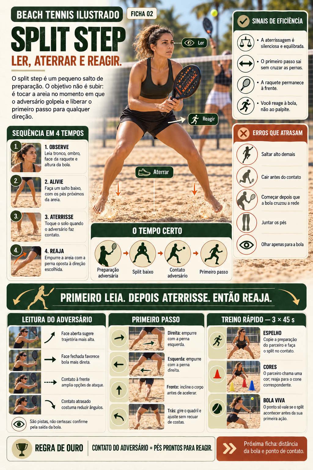 Ficha 02 — Split Step: ler, aterrizar e reagir
